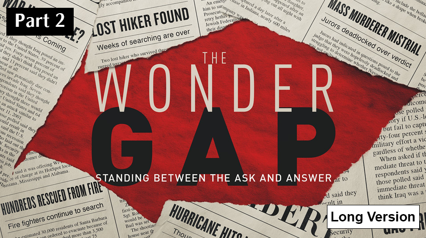 The Wonder GAP – Week 2