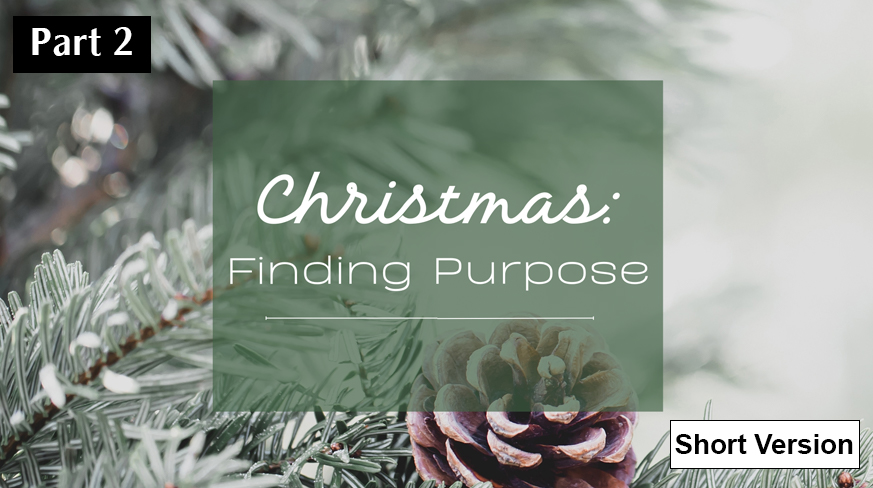 Christmas: Finding Purpose (Week 2)